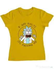Tricou ADLER dama God Galben