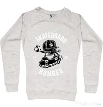 Bluza ADLER dama Skateboard Bomber Migdala melanj