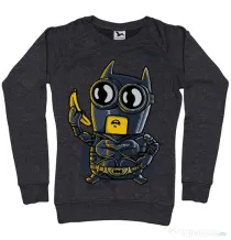 Bluza ADLER dama Bat minion Negru melanj