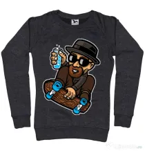 Bluza ADLER dama Chemical board Negru melanj