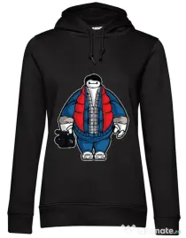 Hoodie dama cu gluga Baymarty Negru