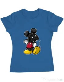 Tricou ADLER dama Darkmouse Albastru azuriu
