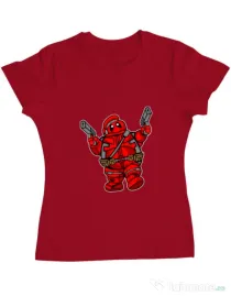 Tricou ADLER dama Marshmallow Merc Rosu