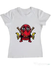 Tricou ADLER dama Minionpool Alb