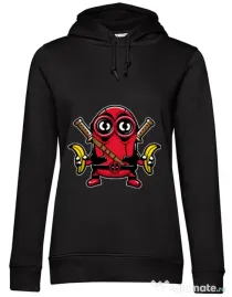 Hoodie dama cu gluga Minionpool Negru
