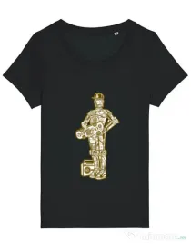 Tricou STANLEY STELLA dama Street C3PO Negru