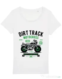 Tricou STANLEY STELLA dama Dirt Track Alb