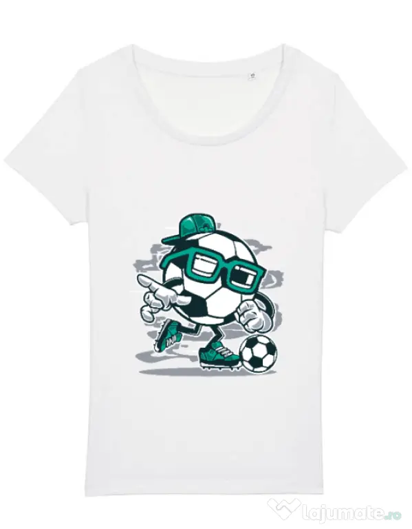 Tricou STANLEY STELLA dama Street Soccer Alb