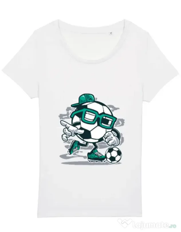 Tricou STANLEY STELLA dama Street Soccer Alb
