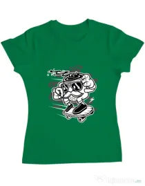 Tricou ADLER dama Mr Coffee Verde mediu