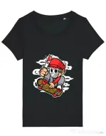 Tricou STANLEY STELLA dama Killer Skater Negru