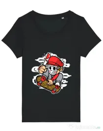 Tricou STANLEY STELLA dama Killer Skater Negru