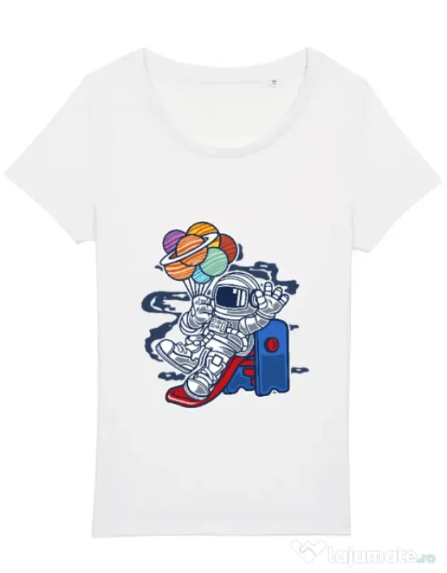 Tricou STANLEY STELLA dama Space Slider Alb