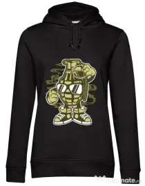 Hoodie dama cu gluga Grenade Negru