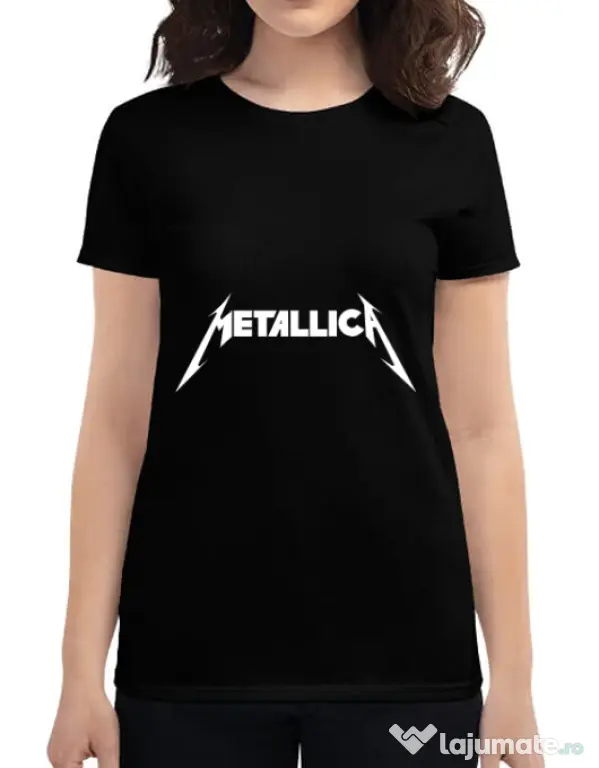 Tricou ADLER dama Metallica Negru