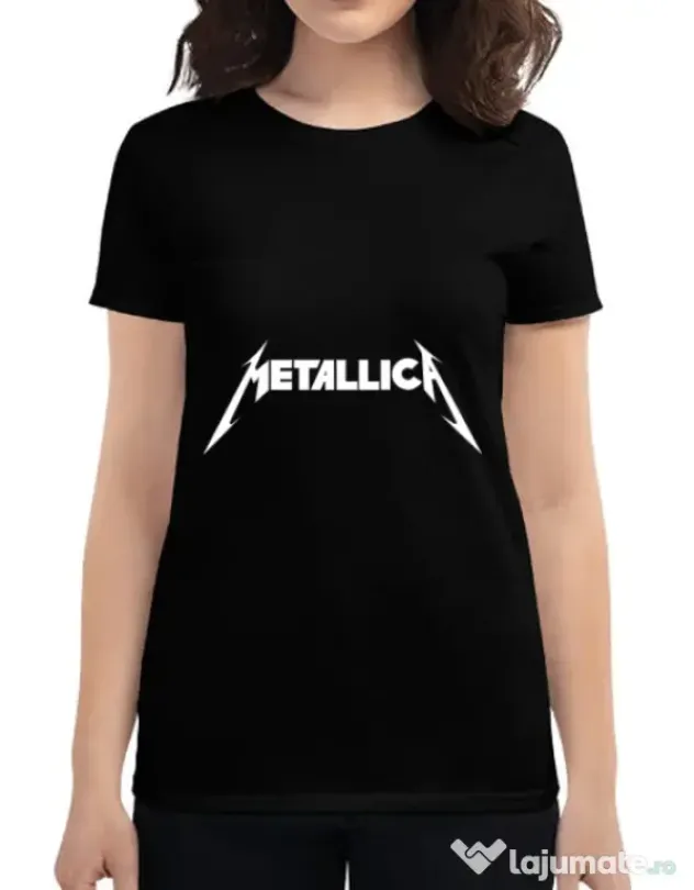 Tricou ADLER dama Metallica Negru