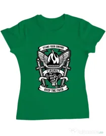 Tricou ADLER dama Torch Verde mediu