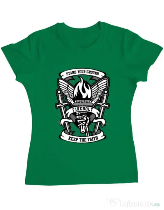 Tricou ADLER dama Torch Verde mediu