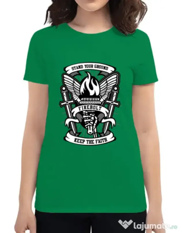 Tricou ADLER dama Torch Verde mediu
