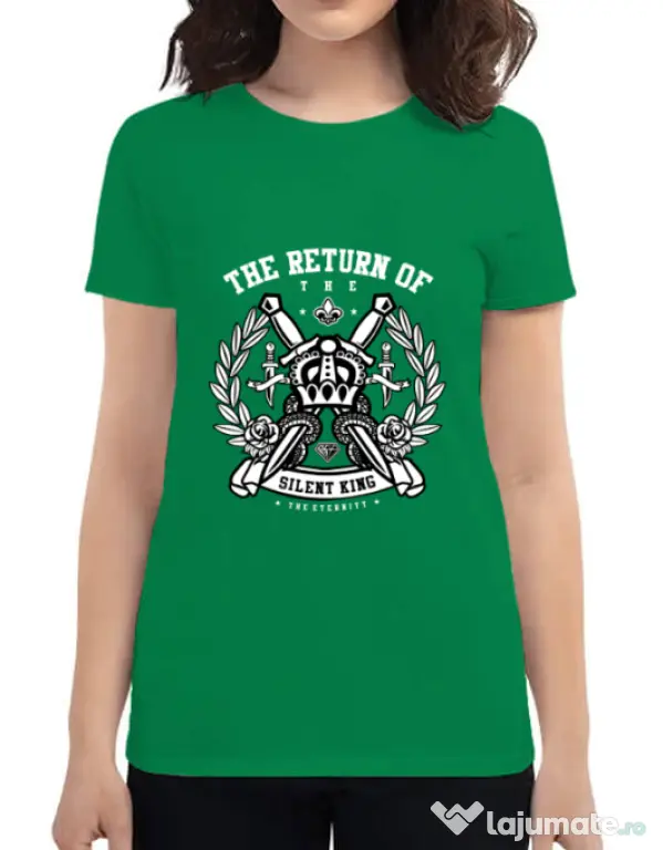 Tricou ADLER dama Crown Verde mediu