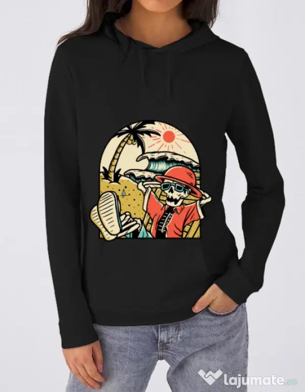 Hoodie dama cu gluga Have a Break Negru