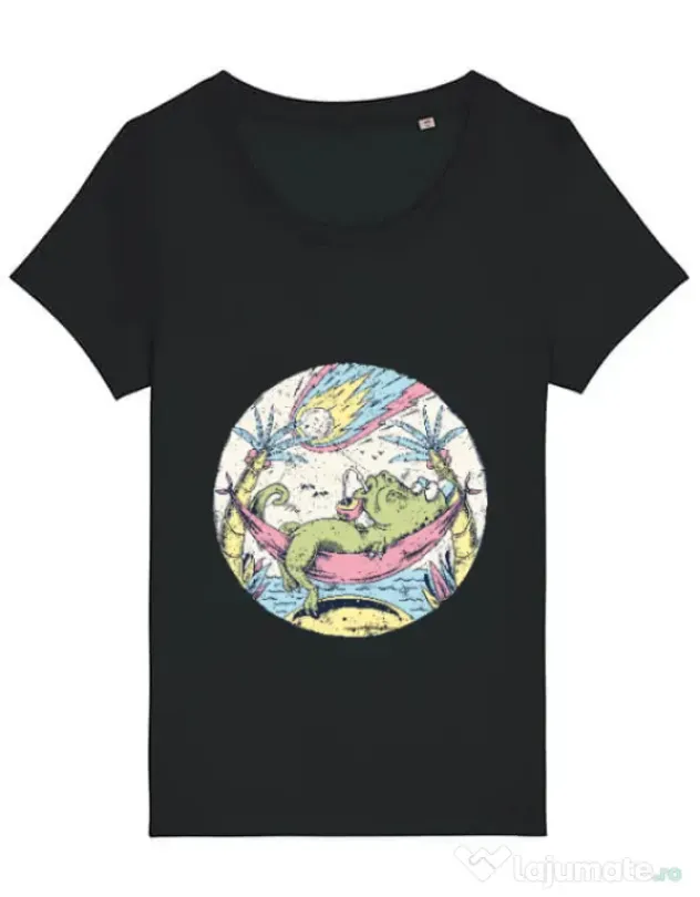 Tricou STANLEY STELLA dama Asteroid Day Negru