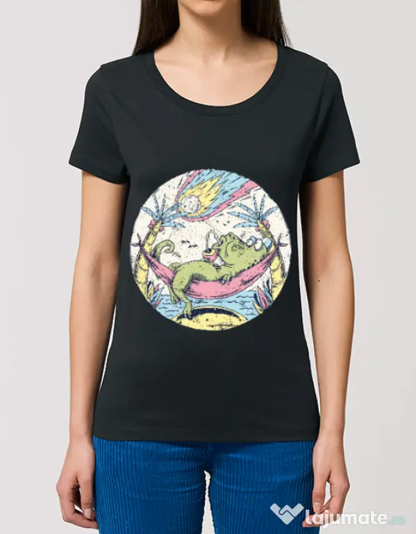 Tricou STANLEY STELLA dama Asteroid Day Negru