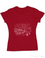 Tricou ADLER dama Wander Rosu
