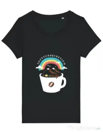 Tricou STANLEY STELLA dama Coffeemagination Negru
