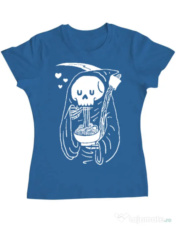 Tricou ADLER dama Ramen Reaper Albastru azuriu