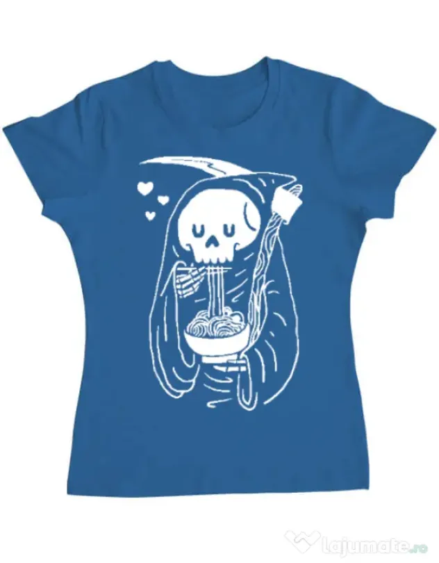 Tricou ADLER dama Ramen Reaper Albastru azuriu