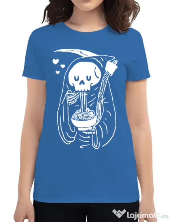 Tricou ADLER dama Ramen Reaper Albastru azuriu
