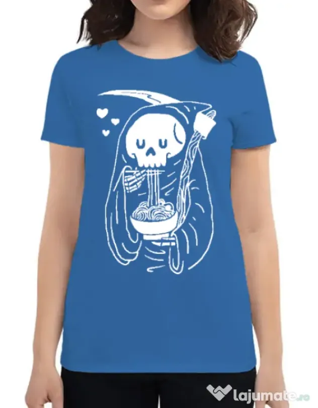Tricou ADLER dama Ramen Reaper Albastru azuriu