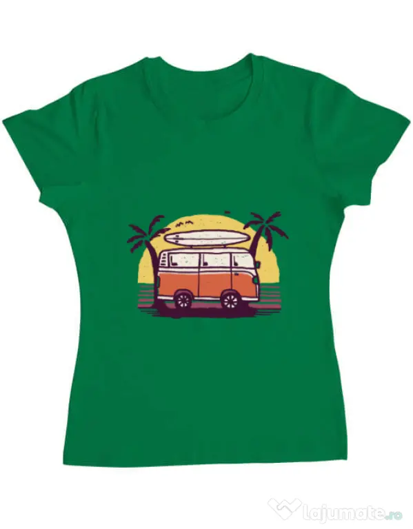 Tricou ADLER dama Sunset Van Verde mediu