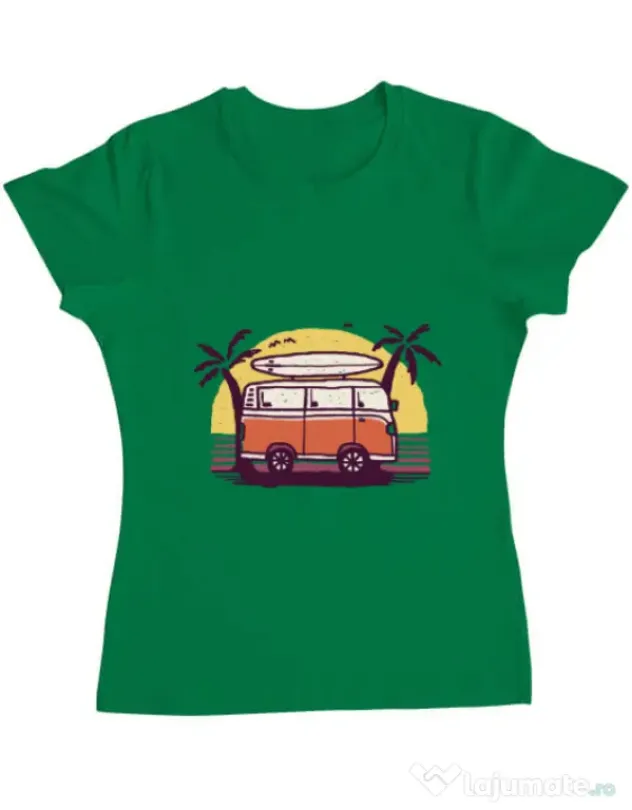 Tricou ADLER dama Sunset Van Verde mediu