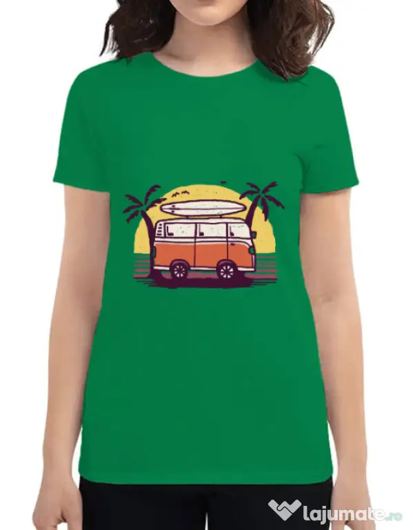 Tricou ADLER dama Sunset Van Verde mediu