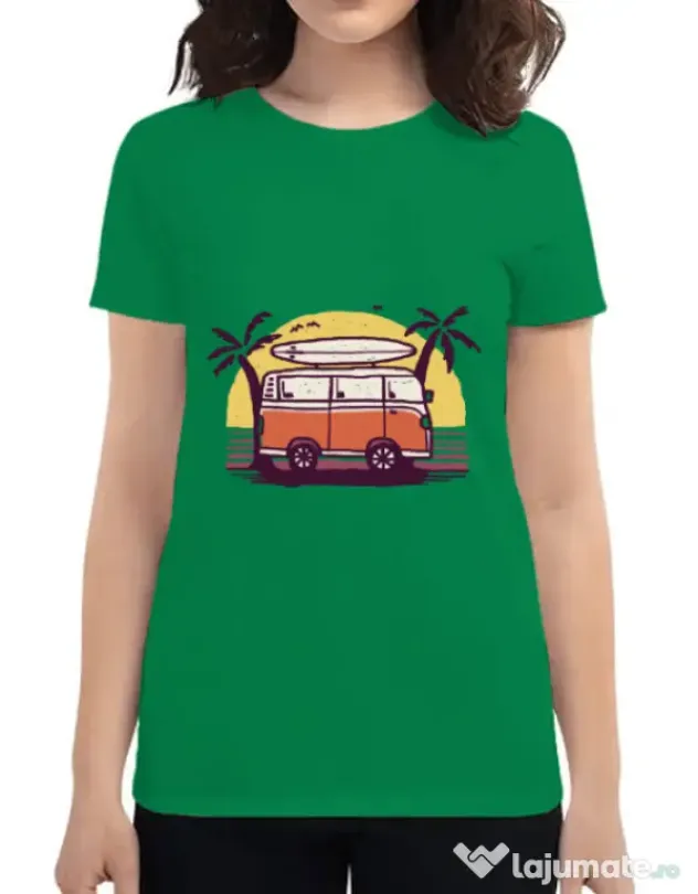 Tricou ADLER dama Sunset Van Verde mediu