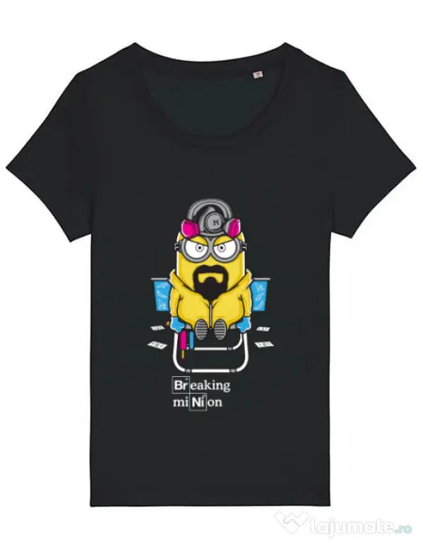 Tricou STANLEY STELLA dama Breaking Minion Negru