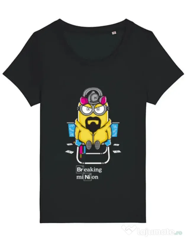 Tricou STANLEY STELLA dama Breaking Minion Negru