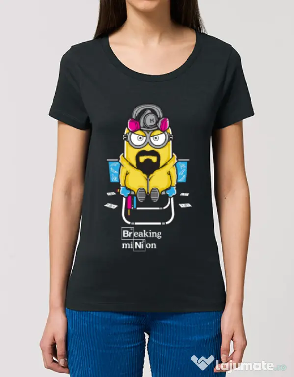 Tricou STANLEY STELLA dama Breaking Minion Negru