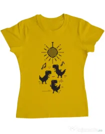 Tricou ADLER dama Dance Galben