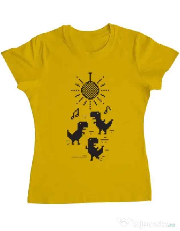 Tricou ADLER dama Dance Galben