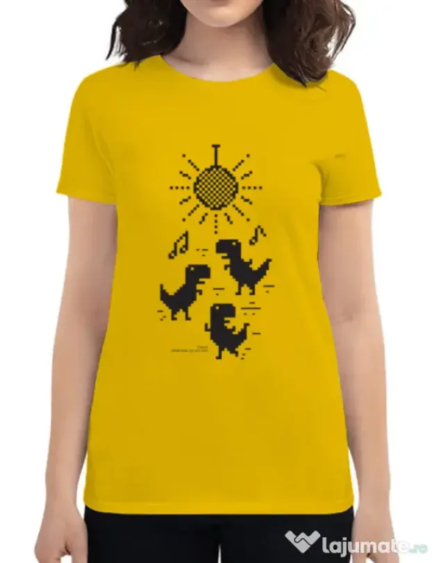 Tricou ADLER dama Dance Galben