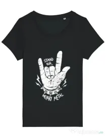 Tricou STANLEY STELLA dama Stand for heavy metal Negru