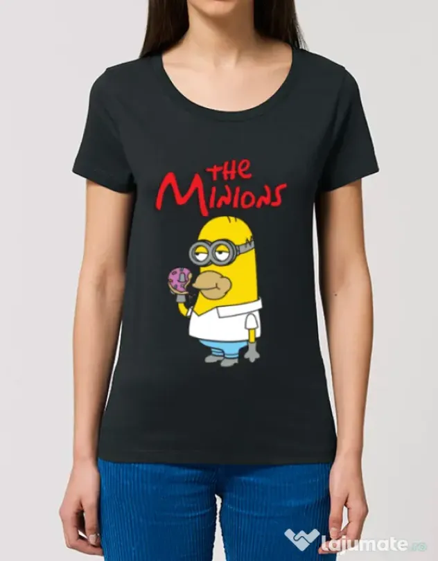 Tricou STANLEY STELLA dama The Minions Negru