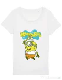 Tricou STANLEY STELLA dama MinionBob Alb