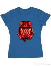 Tricou ADLER dama Helltrooperboy Albastru azuriu