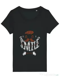 Tricou STANLEY STELLA dama Keep smile everyday Negru