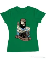 Tricou ADLER dama Adventure of the Sea Verde mediu