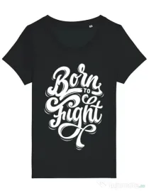 Tricou STANLEY STELLA dama Born To Fight Negru